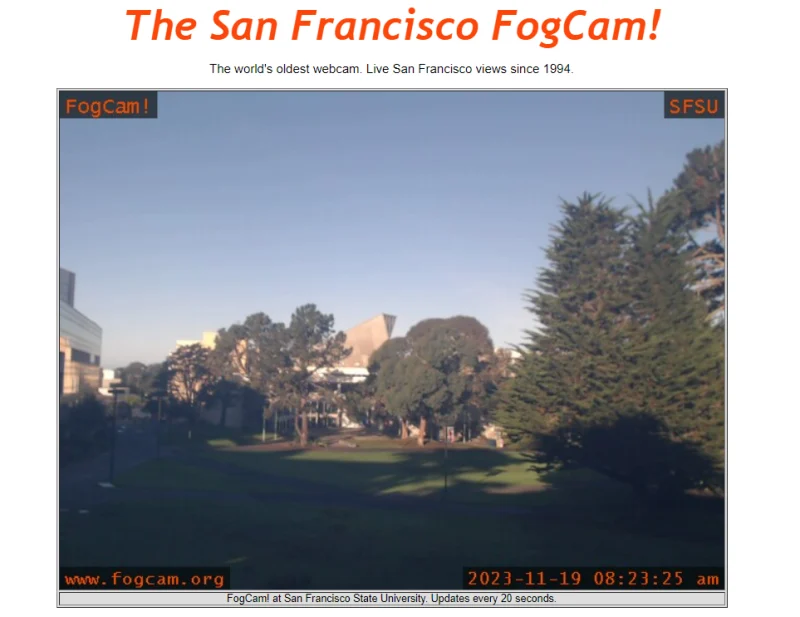 The San Francisco FogCam!