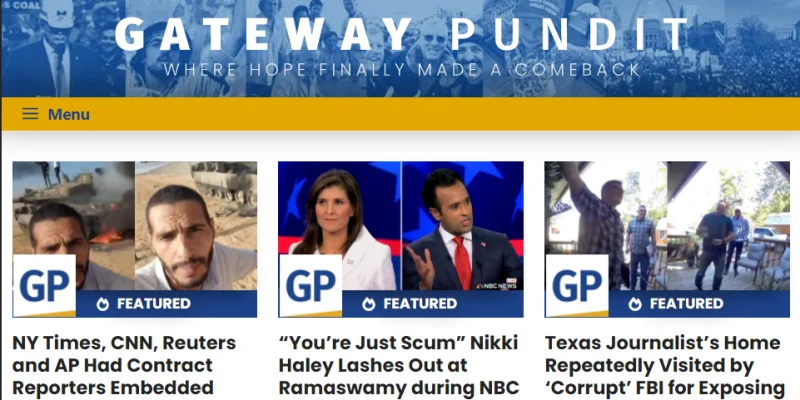 The Gateway Pundit is one of the most popular fake news publishers that have been misleading people.