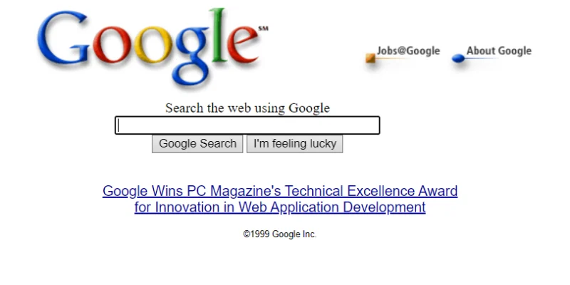 Google, 29th Nov 1999
